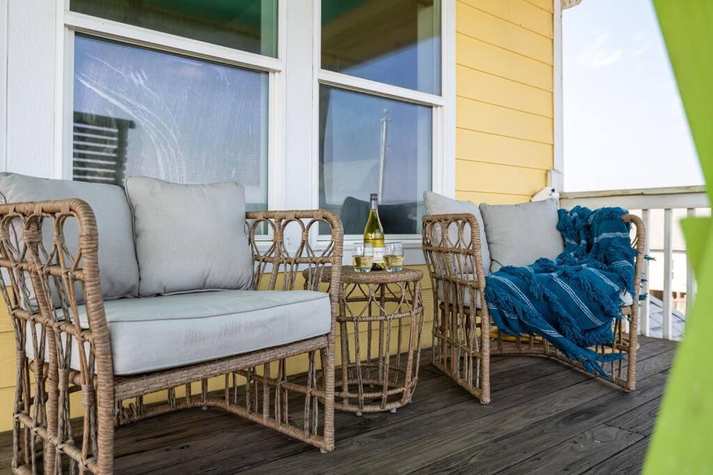 Villa Beachfront*Spectacular View*4 Bd*Sleeps 14 Bolivar Peninsula Exterior foto