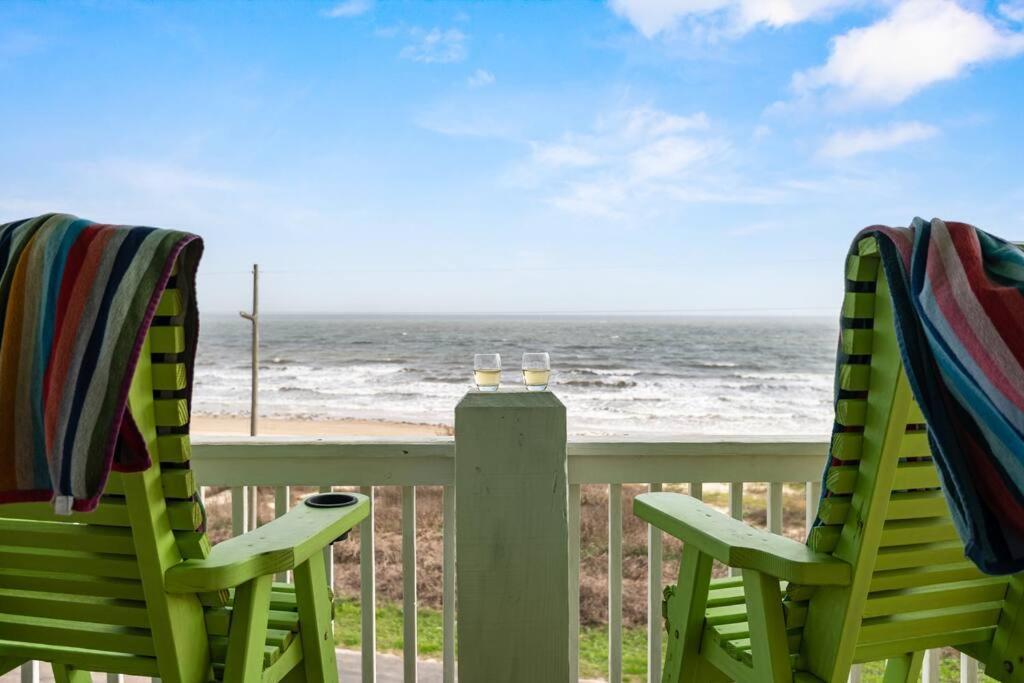 Villa Beachfront*Spectacular View*4 Bd*Sleeps 14 Bolivar Peninsula Exterior foto