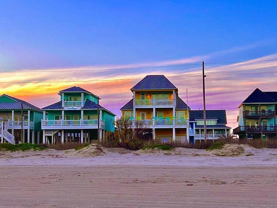 Villa Beachfront*Spectacular View*4 Bd*Sleeps 14 Bolivar Peninsula Exterior foto