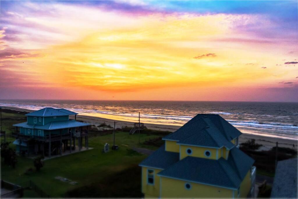 Villa Beachfront*Spectacular View*4 Bd*Sleeps 14 Bolivar Peninsula Exterior foto