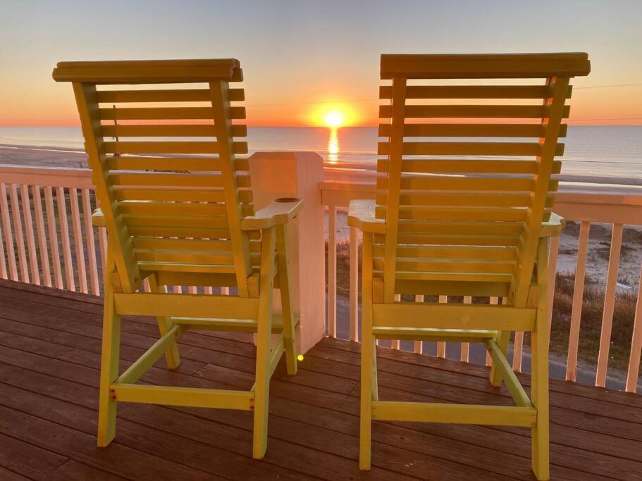 Villa Beachfront*Spectacular View*4 Bd*Sleeps 14 Bolivar Peninsula Exterior foto