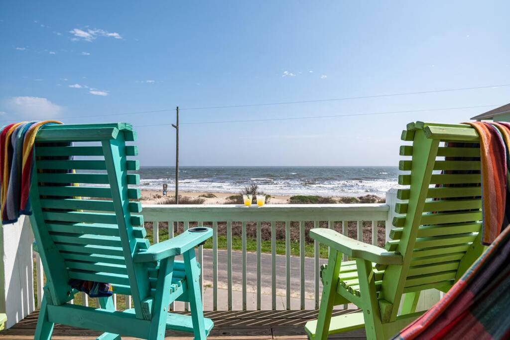 Villa Beachfront*Spectacular View*4 Bd*Sleeps 14 Bolivar Peninsula Exterior foto